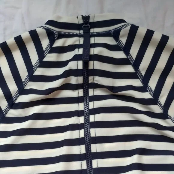 J. Crew Rashguard/swimshirt XXS for women striped - Picture 2 of 4